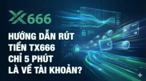 Hướng dẫn rút tiền TX666 chỉ 5 phút là về tài khoản