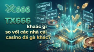 TX666 khác gì so với các nhà cái casino đá gà khác?